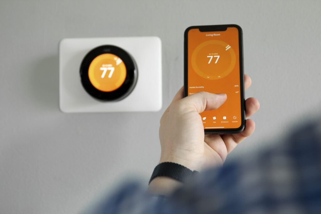 Digitally Control Thermostat and Security System